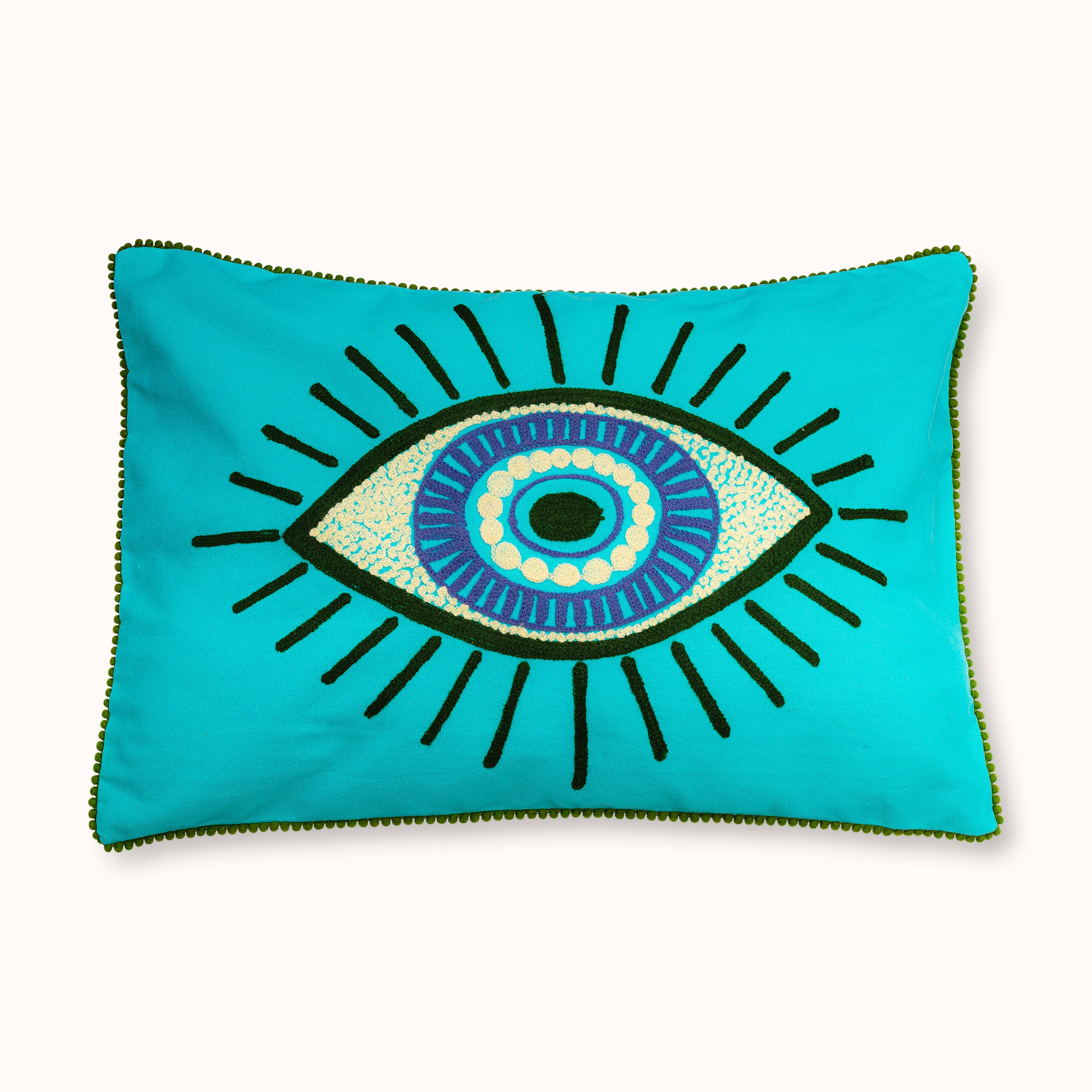 Kissen mit Füllung Turquoise  Evil Eyes