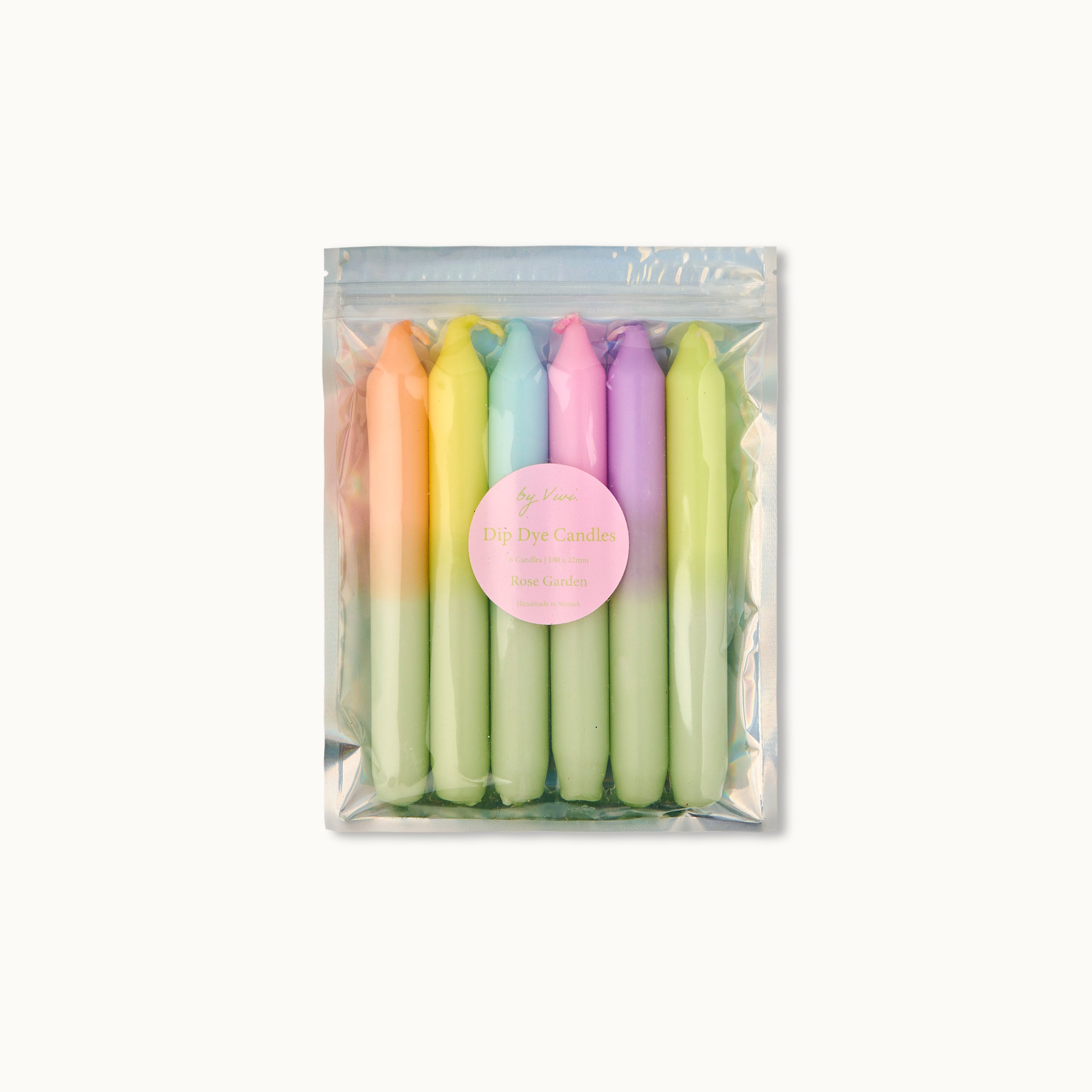 Dip Dye Candle Set: Pastell Edition