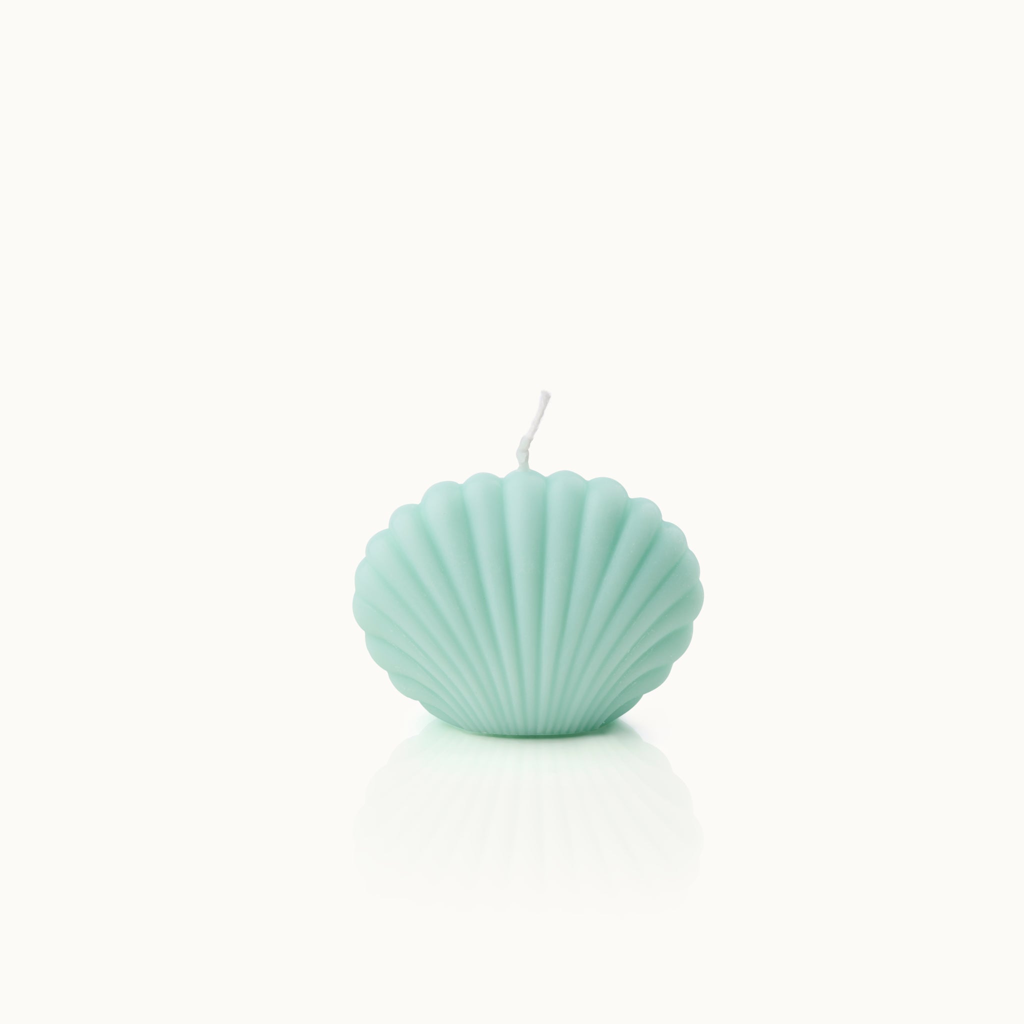  Candle in shell shape small turquoise